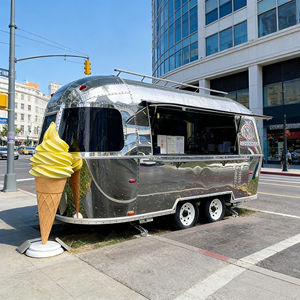 รถเข็นจัดเลี้ยงทรงสี่เหลี่ยมมินิมอล ดีไซน์เส้นตรง สำหรับขายอาหารร้อน-เย็น ทนทาน ทำจากสแตนเลส ทำความสะอาดง่าย - Product Image 2