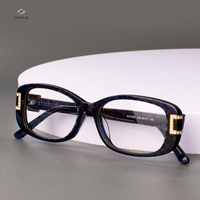 Gafas Ópticas de Acetato de Lujo para Hombre, Diseño de Marca Original, Estilo 2025