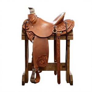 BS International NA94 - Caja para Silla de Montar de Madera Sostenible Personalizada, Estilo Europeo, de Cuero Auténtico de Búfalo, con Alfombras para Caballos Ingleses - Product Image 2