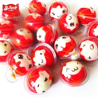Custom3D Popping Juice Gummy Sweets Fruity Flavored Halloween Soft Eye Ball Candies in Bottle Packaging with Scary Shape