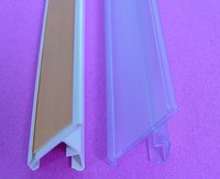 Étagère de bande de données en PVC transparent Talker Sign Holders Canaux de prix