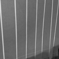 Rideau pare-soleil rétractable sur mesure en jacquard à rayures verticales pour bus de transport urbain et autocars de tourisme