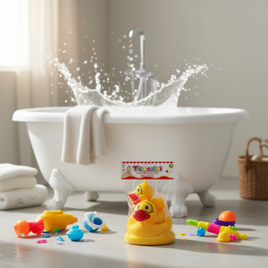 Patitos de Goma Tenerini de 16 cm para Niños, Diversión al Nadar - Product Image 3