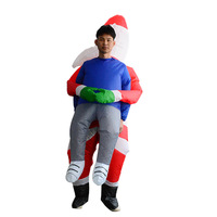 Costume de père noël, bonhomme de neige gonflable, équitation de mousse, Costume gonflable, poupée de carnaval de noël, arbre de noël, vêtements de Cosplay