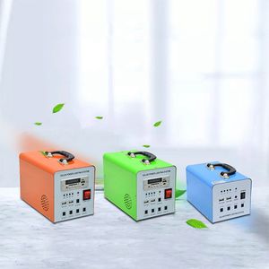 แผงโซลาร์เซลล์ขนาดเล็ก 10w 50w พร้อมไฟส่องสว่าง ระบบผลิตไฟฟ้าพลังงานแสงอาทิตย์แบบพกพาสำหรับบ้าน พร้อมหลอดไฟ - Product Image 2