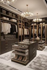 Vermonhouzz Armoire de rangement polyvalente haut de gamme avec plusieurs options de disposition pour différents types de <span class=keywords><strong>dressing</strong></span> et de chambre d'hôtel - Product Image 2
