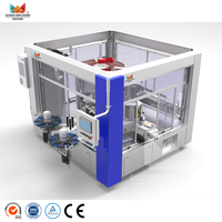 Machine d'étiquetage automatique rotative à moteur pour bouteilles en PET, haute vitesse, 12000-15000 BPH, pour ligne de production