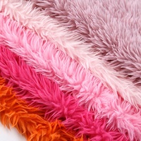 Tissu en velours épais 100 % polyester tricoté, respirant, personnalisable, échantillons de couleurs, pour textiles de maison et vêtements pour filles
