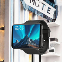 Moda Akıllı Saat 4G/3G IP67 Su Geçirmez 64GB Manyetik Silika Jel Kare IPS Ekran 5-10 Gün Pil Ömrü Kalp Atış Hızı Takip Cihazı