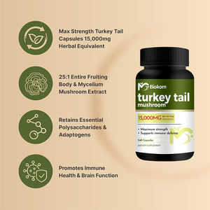 OEM özel etiket türkiye kuyruk mantar kapsül bağışıklık sağlık bitkisel takviyeleri mantar kapsül - Product Image 4