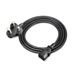 สายไฟปลั๊กไฟแบบ 3 ขา ชนิด C13 ของ Little South Africa รับประกันคุณภาพ สาย 2 แกน วัสดุ PVC รองรับกระแสไฟ 10A สำหรับเครื่องใช้ไฟฟ้าภายในบ้าน - Product Image 4