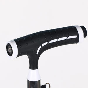 Tongkat memanjat dapat ditarik luar ruangan, tongkat aluminium Aloi 6061 ringan dengan kaki besar tongkat berjalan lipat pegangan plastik - Product Image 4