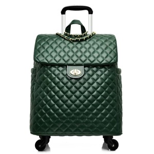 Trolley da Viaggio Alla Moda da 20 Pollici in Morbida Pelle PU, Valigia Essenziale con Ruote per Viaggi Comodi - Product Image 5