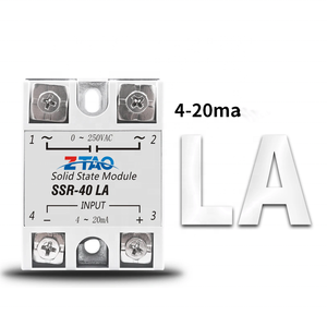 <span class=keywords><strong>SSR</strong></span>-40LA単相電流4-20mA ~ AC 40A 250VACソリッドステート電圧レギュレータ40LA <span class=keywords><strong>SSR</strong></span> - Product Image 1