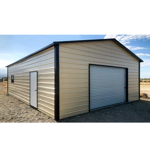 <span class=keywords><strong>Garage</strong></span> métallique préfabriqué économique pour voitures – Abri automobile en acier préfabriqué - Product Image 4