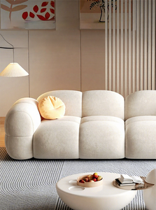 Canapé en velours moderne personnalisable pour salon avec rembourrage en <span class=keywords><strong>mousse</strong></span>, canapé en rangée, taille et couleur disponibles - Product Image 4