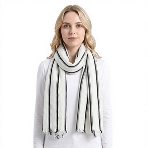 Classic <b>Women's</b> Soft Solid Long <b>Scarf</b> Cozy <b>Winter</b> Shawl Wrap with Elegant Tassel Detail Sweat-Wicking & Windproof - Product Image 1