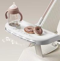 Poussette bébé légère en métal, pliage à une main, siège réversible, avec plateau musical, chariot de voyage portable