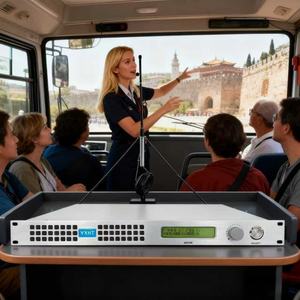 Community YXHT-1, Kit <span class=keywords><strong>de</strong></span> Transmisor FM <span class=keywords><strong>de</strong></span> 50W con Antena y Cable, Notificación Pública, Transmisor RF <span class=keywords><strong>de</strong></span> Alta Relación Señal/Ruido - Product Image 3