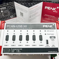 PEAK IPEH-004062 Adaptador de USB a CAN Bus con 6 Puertos de Interfaz CAN FD para Simulación HIL