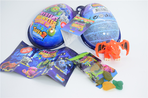 Fabrika OEM 24 adet 15G meyveli sakızlı şekerler özelleştirilmiş bireysel sarılmış şeker Gummies sürpriz yumurta oyuncaklar - Product Image 5