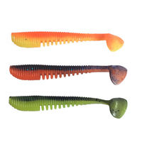 Moule de moulage par injection double couleur multi-cavités pour leurres souples en plastique, vente en gros, appâts de pêche personnalisés