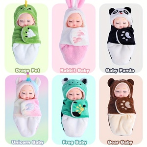 Muñecas <span class=keywords><strong>Reborn</strong></span> realistas <span class=keywords><strong>de</strong></span> estilo recién nacido, trajes intercambiables, muñecas en forma <span class=keywords><strong>de</strong></span> Animal, juego <span class=keywords><strong>de</strong></span> muñecas para dormir <span class=keywords><strong>de</strong></span> 4,7 pulgadas, regalo para niños - Product Image 2