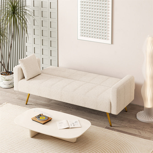 Canapé-lit <span class=keywords><strong>convertible</strong></span> moderne, pliable, inclinable, en tissu, avec cadre en bois, pour appartement, salon - Product Image 3