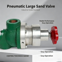 Nouveau modèle – Accessoire de réservoir pour machine de sablage de chantier naval – Vanne de régulation/manipulation pneumatique manuelle du flux abrasif