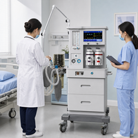 Máquina de Anestesia Profesional con Forma de Onda de Flujo de Presión para Mecánica Respiratoria, para Uso Clínico
