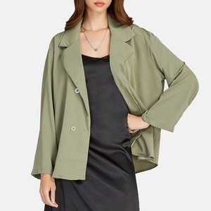 Frühling/Sommer Neuer Lässiger Strukturierter <span class=keywords><strong>Blazer</strong></span> mit Fortschrittlichem Design, Kurz und Locker Geschnitten - Product Image 1