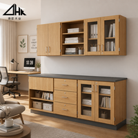 Bibliothèque modulaire moderne ZHOUPENG, grande capacité, en bois, pour la maison, le bureau ou la bibliothèque.
