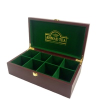 Boîte en bois gravée personnalisée à 16 grilles pour capsules de café avec fenêtre transparente mallette de rangement pour sachets de thé en bois massif petite boîte cadeau magnétique