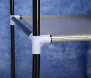 Armoire à vêtements de placard de chambre à coucher bon marché <span class=keywords><strong>Chiffonnier</strong></span> de garde-robe <span class=keywords><strong>en</strong></span> tissu avec 5 tringles de suspension - Product Image 6