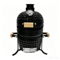 Barbecue au charbon de bois sans fumée Kimstone, pliable et réglable, avec plateau en céramique, taille mini 4,5 pouces, pour la maison, sur chariot, pour l'extérieur et le jardin