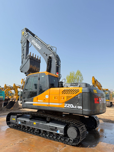 รถขุดตีนตะขาบฮุนได 220LC-9s มือสองสำหรับงานหนัก 22 ตัน สภาพดี - Product Image 4