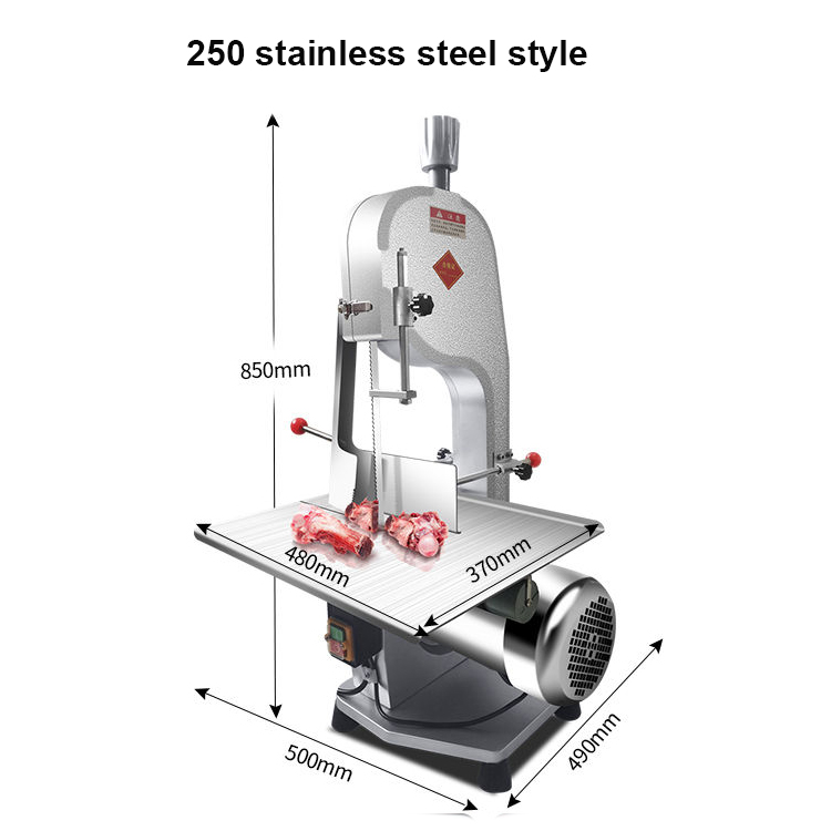 Best Safety Frozen Fish Cutting Cutter Machine Butcher Band Bone Meat Saw Cut Machine