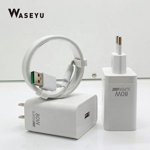 Cargador Turbo Rápido USB de 80W para Xiaomi 15 14 Ultra Find X9 X8 <span class=keywords><strong>Pro</strong></span>, Adaptador de Corriente de Carga Rápida VOOC - Product Image 3
