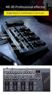 เอฟเฟคกีตาร์ไฟฟ้า Bos <span class=keywords><strong>ME</strong></span> <span class=keywords><strong>80</strong></span>/<span class=keywords><strong>ME</strong></span> 90 แบบมัลติเอฟเฟค พร้อมโลโก้สั่งทำพิเศษสำหรับกีตาร์เบส - Product Image 6