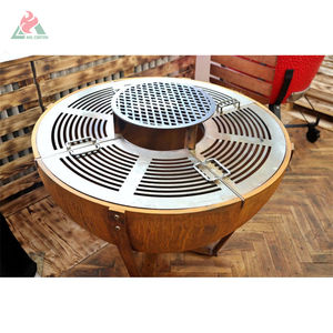 Cuenco de acero para barbacoa, utensilio de cocina de acero corten, nuevo diseño moderno - Product Image 6