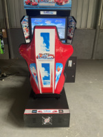 Machine de jeu vidéo de course automobile 32 Outrun à monnayeur pour divertissement intérieur, simulateur d'arcade de conduite, à vendre
