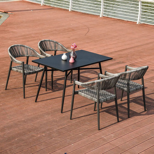 <span class=keywords><strong>Paris</strong></span> wicker Bistro ghế ngoài trời đồ nội thất ngoài trời Patio Stackable dây mây Ghế cà phê cửa hàng ghế vườn - Product Image 1