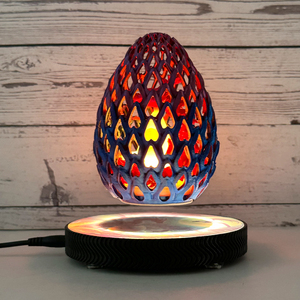 Lampe à œuf magnétique à lévitation RGB HCNT, décoration artistique 360° ° Lampe créative rotative en forme d'œuf de dragon flottant pour la décoration intérieure - Product Image 2