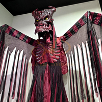 Décoration électrique d'Halloween, accessoires de tuyau hanté, modèle de monstre animatronique pour les écoles intérieures, les jardins d'enfants, les garderies et les aéroports
