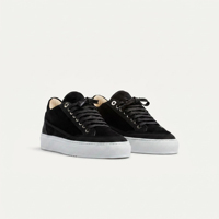 Chaussures basses décontractées pour hommes en daim et cuir de vache véritable, style luxe discret, à lacets, pour la marche
