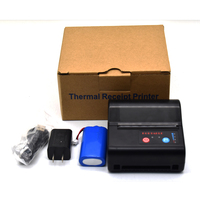 Imprimante thermique portable de 80 mm pour reçus, factures, codes-barres, codes QR, imprimante sans fil Bluetooth, machine à étiquettes