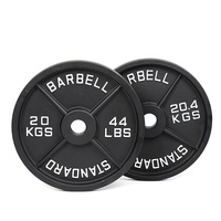 Plaques de musculation en fonte personnalisées en gros LB KG pour l'haltérophilie et l'entraînement personnel