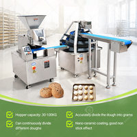 Machine à diviser et à arrondir la pâte entièrement automatique 2-500g pour cônes, boules et produits coniques, avec fonction de façonnage et de découpe