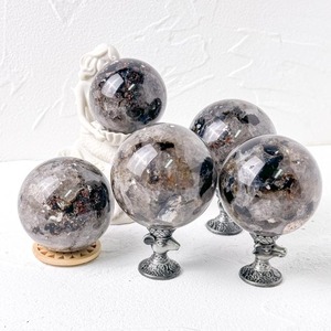Nouveauté Sphères de cristal de fleur de prunier fluorescentes boule sphère de cristal de <span class=keywords><strong>montagne</strong></span> naturelle pour les collectionneurs - Product Image 4