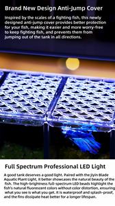 Meilleur vendeur : Aquarium de bureau écologique créatif en acrylique Douyu, multi-compartiments, méduses au clair de lune pour la maison, aquarium éco-responsable pour les personnes paresseuses - Product Image 3